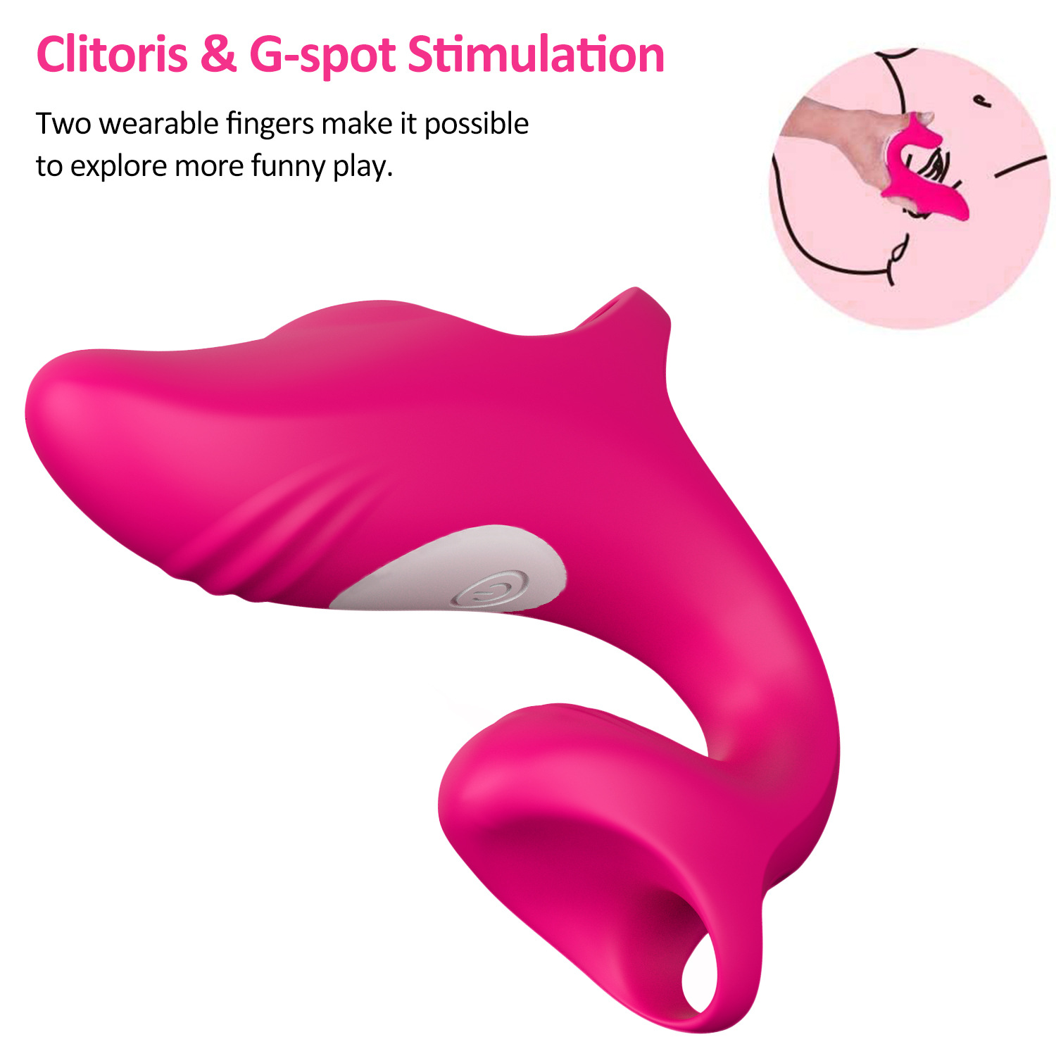 Finger Vibrator Sex Toys for Women Mini Vibrators Bullet Adult Couples Sex Toy for G Spot Clitoral Nipple Stimulate with 12 Vibration Female Vibrators