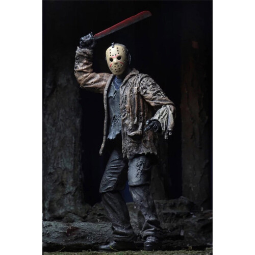 NECA Horror Freddy VS Jason Action Figure 7 Jason Voorhees Deluxe Toy Gift Set