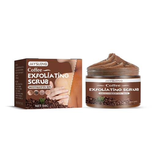 Jaysuing Coffee Scrub Smooth Exfoliating Anti Acne Soften Cutin Brightening Deep Cleaning Moisturizing Whitening Body Scrub