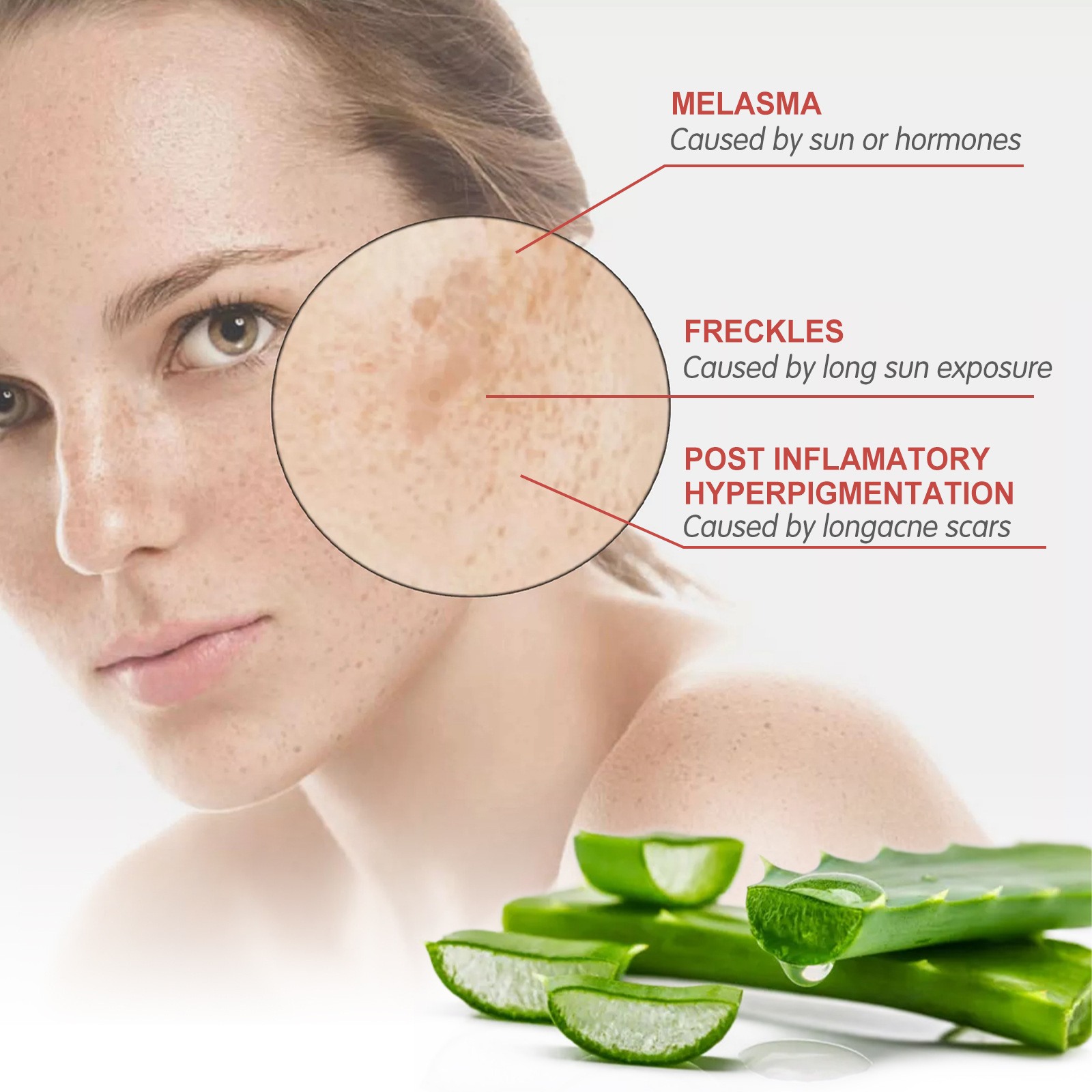 (1PC) Dark Spots Remover Cream Face Cream Fade Uneven Pigment Brightening Shrink Pores Moisturize Lighten Soften Improve Dull Skin Reduces Fine Lines Facial Care