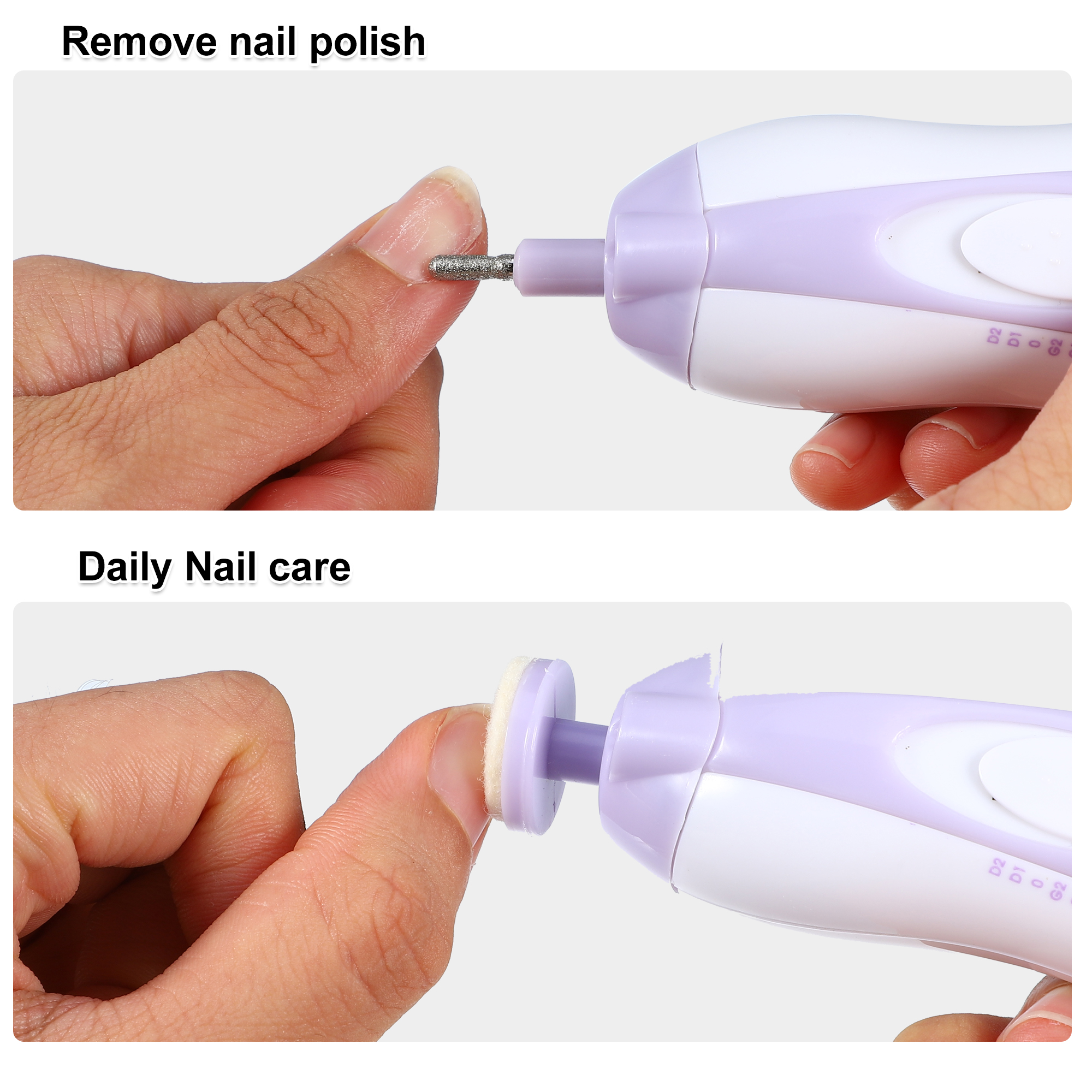 6 in 1 Electric Nail Drill Sander Nail File Set Nails Manicure Pedicure Nails Care Kits Mill Tools For Gel Removing