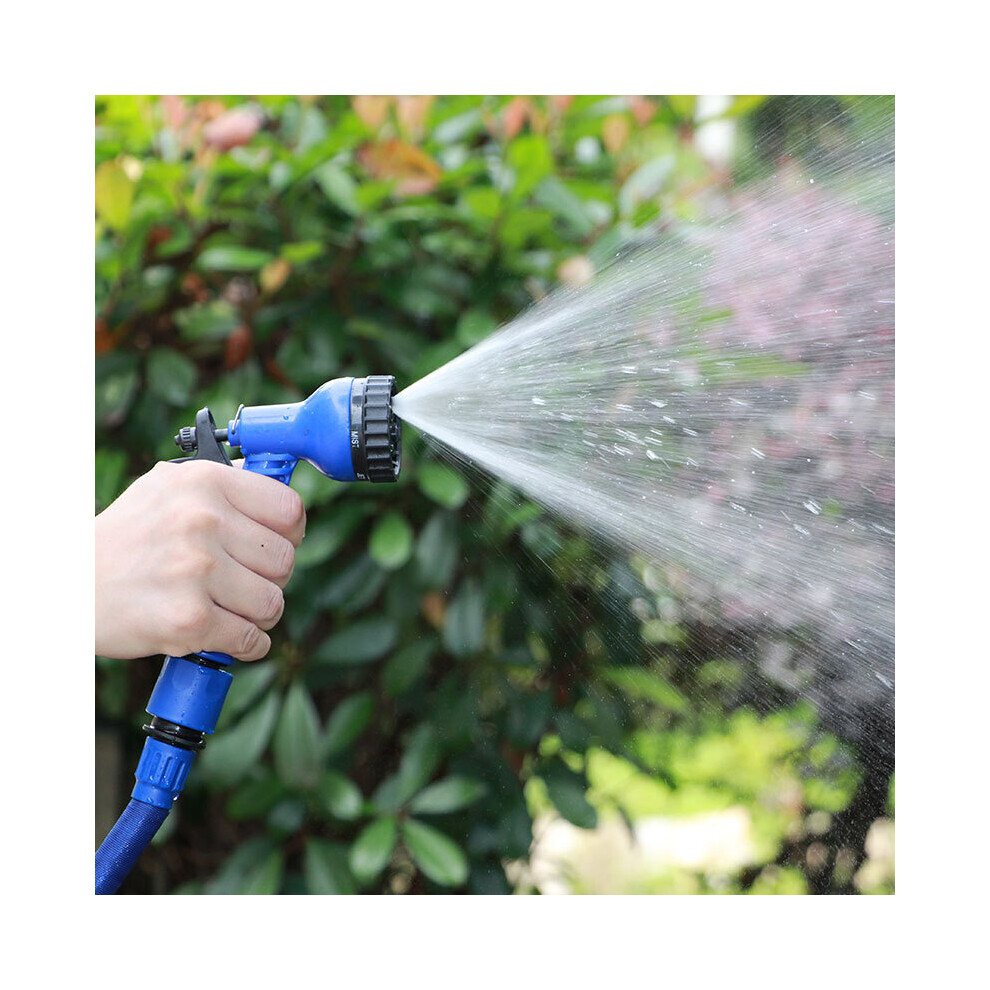 (100FT) Heavy Duty Expandable Garden & Carwash Magic Hose Pipe Spray Gun Garden Hose