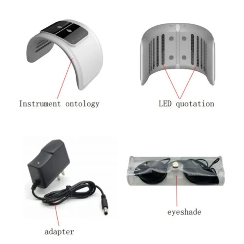 (With spray) LED Face Mask Equipment 7 In 1 Color Face SPA Facial Device Skin Rejuvenation