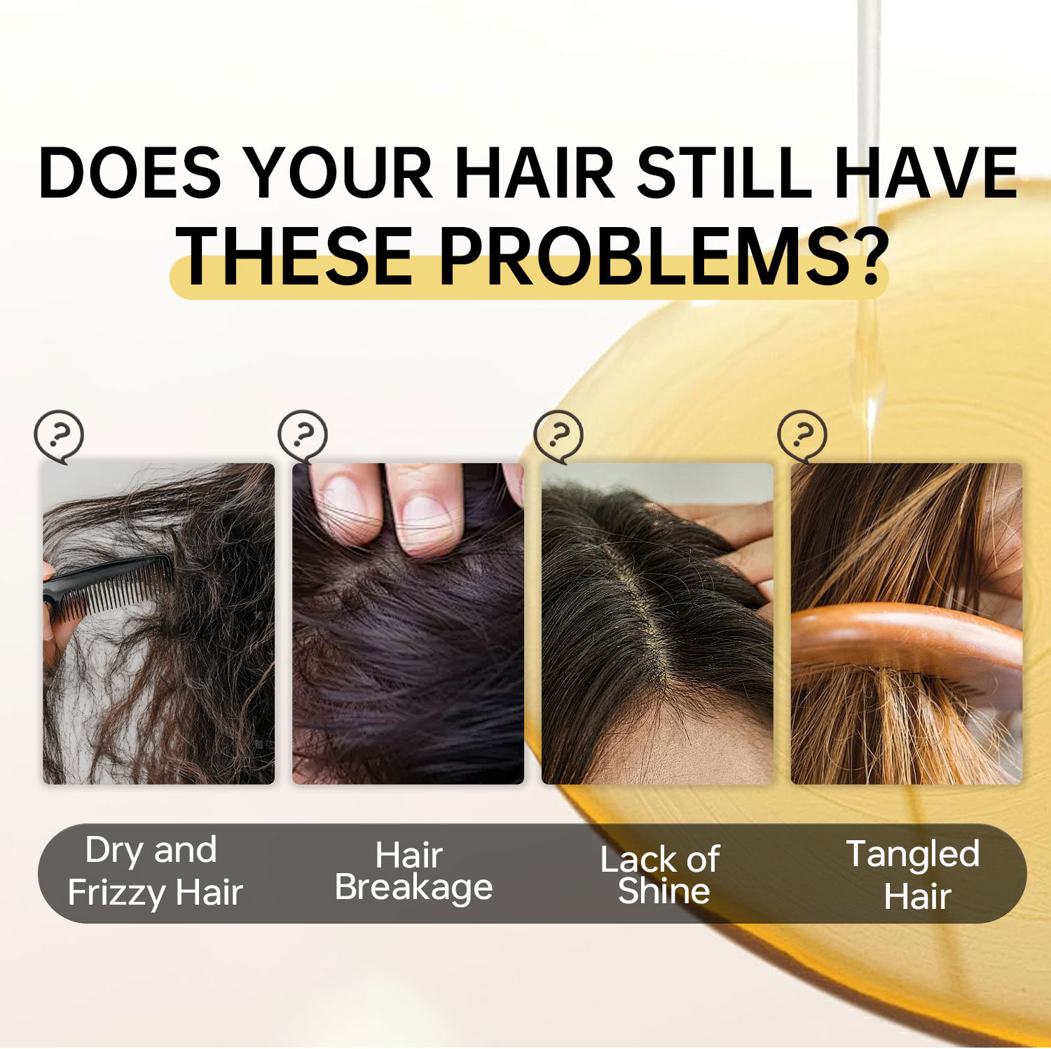 Leave In Hair Oil Spray Smoothing Frizz Control For Dry Damaged Hair Daily Styling 80ml