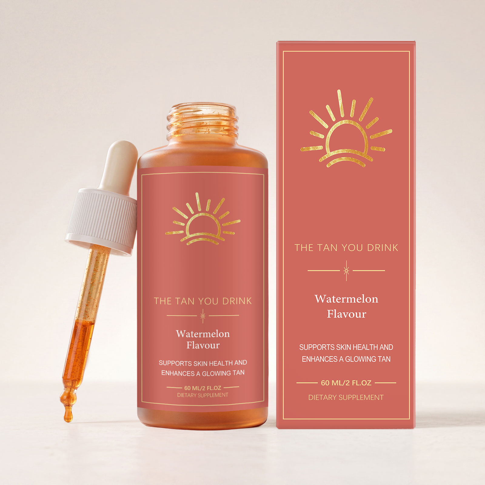 Sun Tanning Drops Mild Care Summer Natural Sun Tanning Body Skin Care Boost Skin Radiance Drops