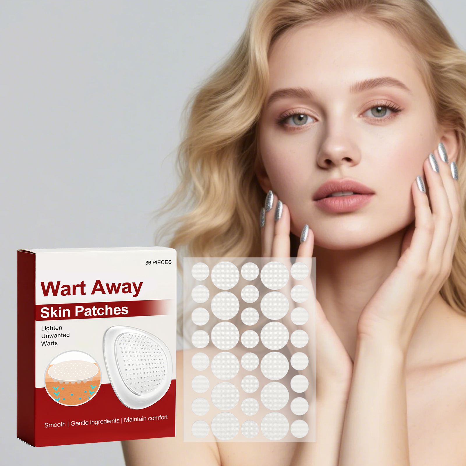 Local Skin Care Patch Breathable SkinFriendly NonSticky NonTight Daily Partial Skin Care Protect Patch Gentle Comfort Soft Light Mild