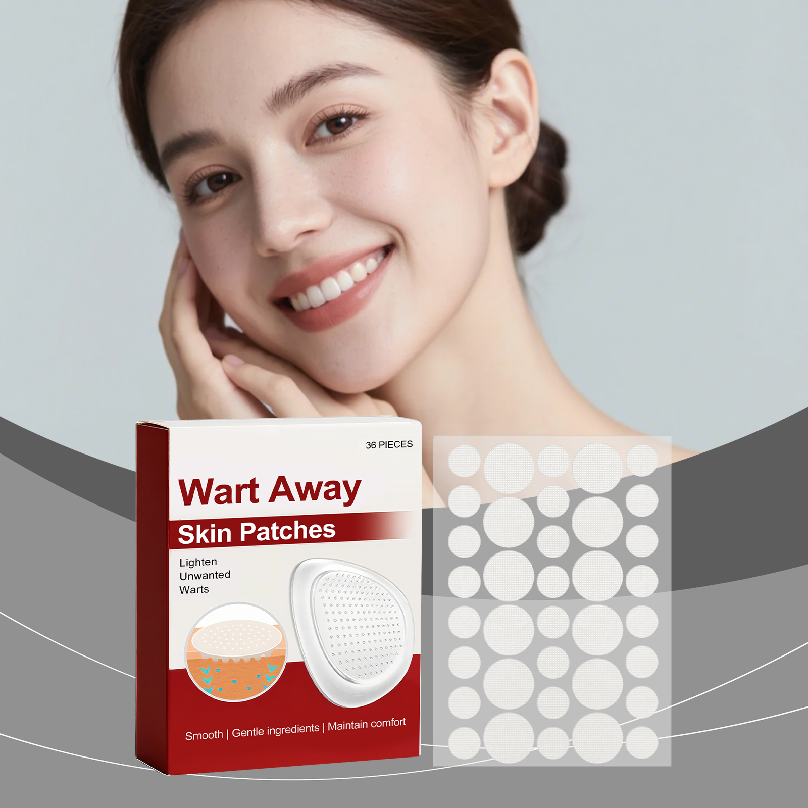 Local Skin Care Patch Breathable SkinFriendly NonSticky NonTight Daily Partial Skin Care Protect Patch Gentle Comfort Soft Light Mild