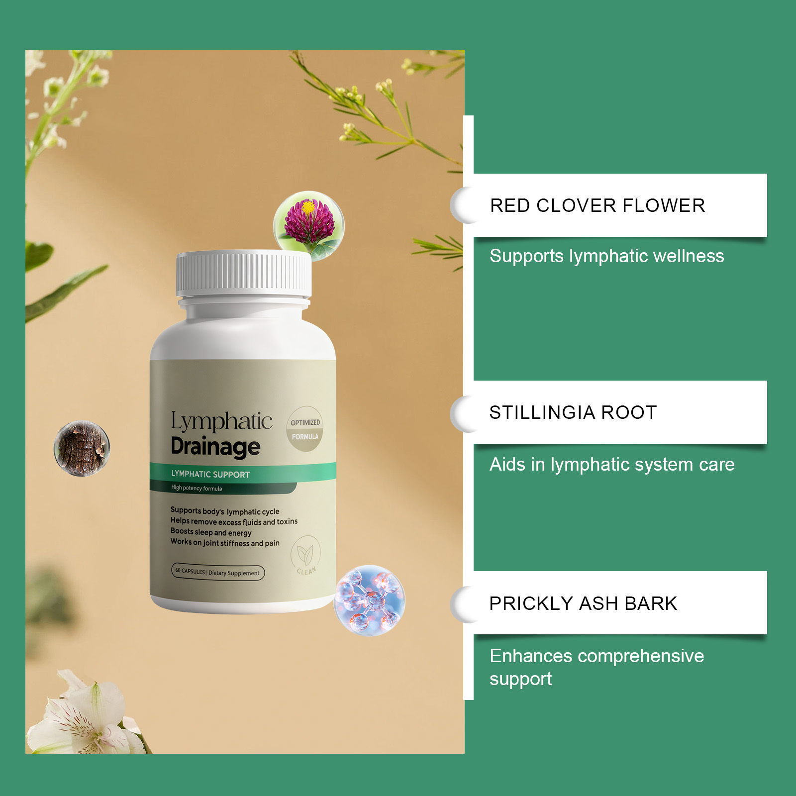 Body Care Capsules Mild Daily Supplement Boost Physical Vitality Ease Body Discomfort For Routine Internal Nourishment