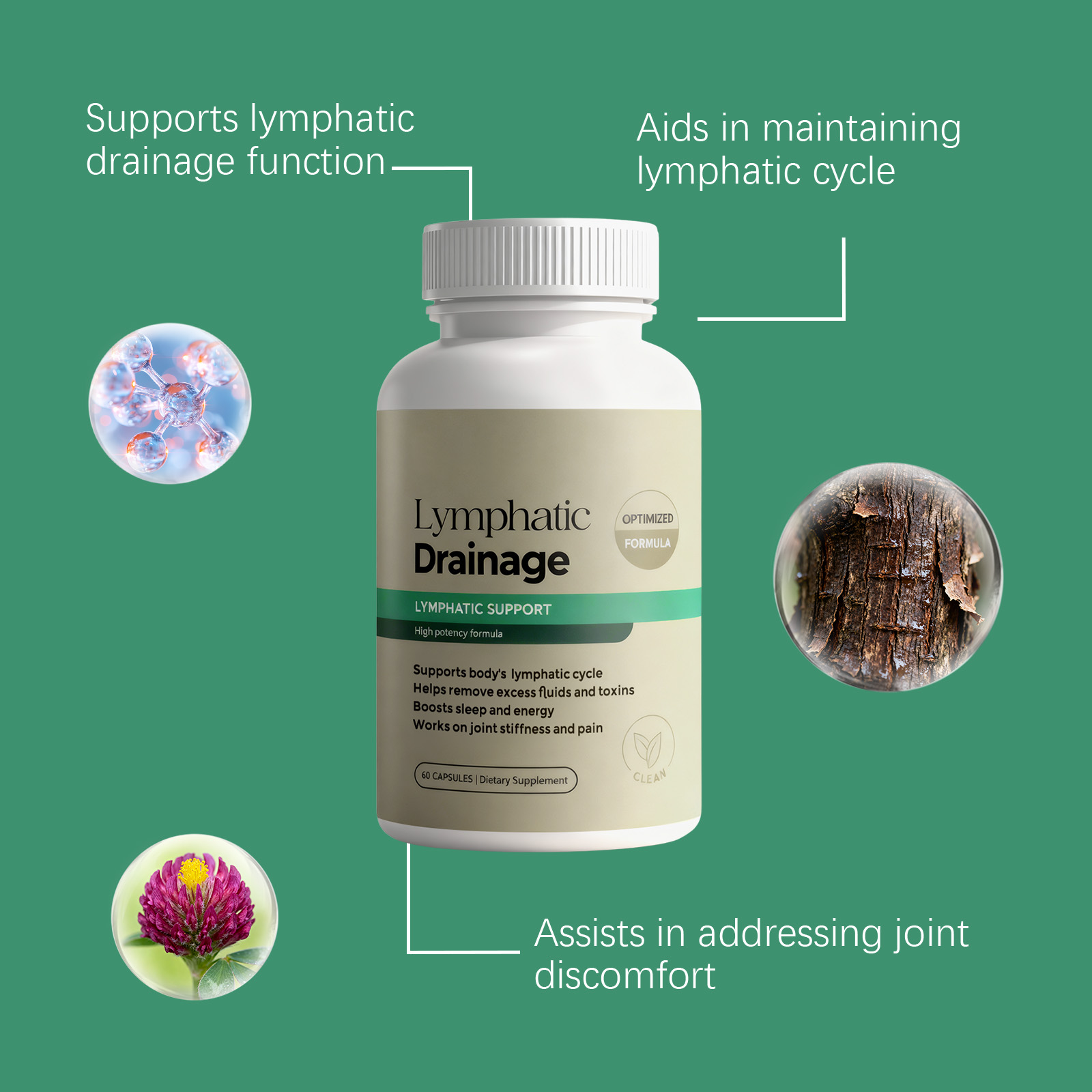 Body Care Capsules Mild Daily Supplement Boost Physical Vitality Ease Body Discomfort For Routine Internal Nourishment