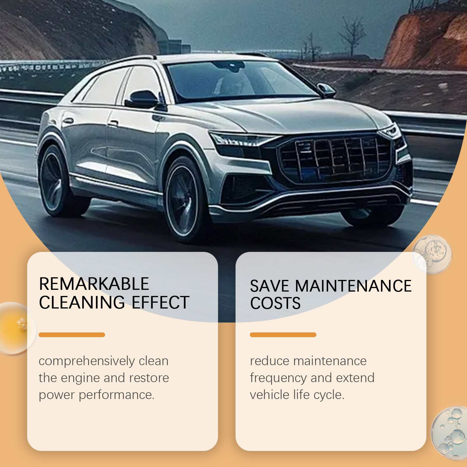 Auto Engine Protection Liquid Antiwear Rust Remove Clean Noise Stop Surface Renovate Car Internal Mechanical Components