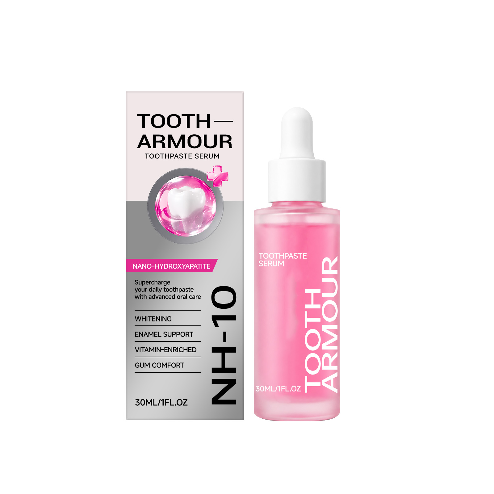 Nicotinamide Brightening Teeth Beauty Essence Light Texture Small Portable Whiten Tooth Freshen Breath Daily Use