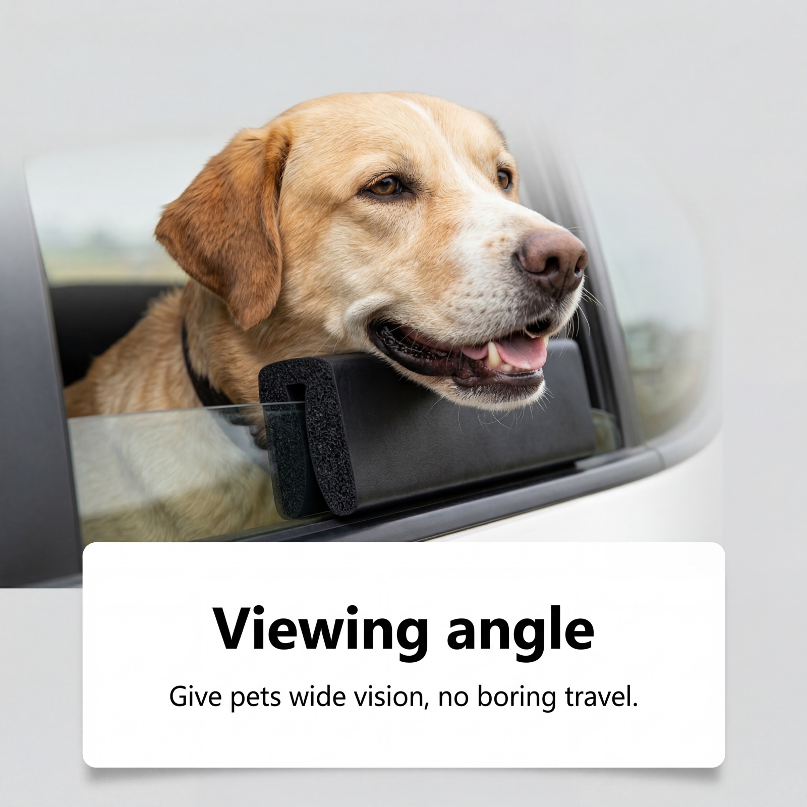 Dog Window Chin Rest Hanging Car Headrest Soft Material Daily Care Easy Mount For Pet Ride Trip Safe Comfort Accessory