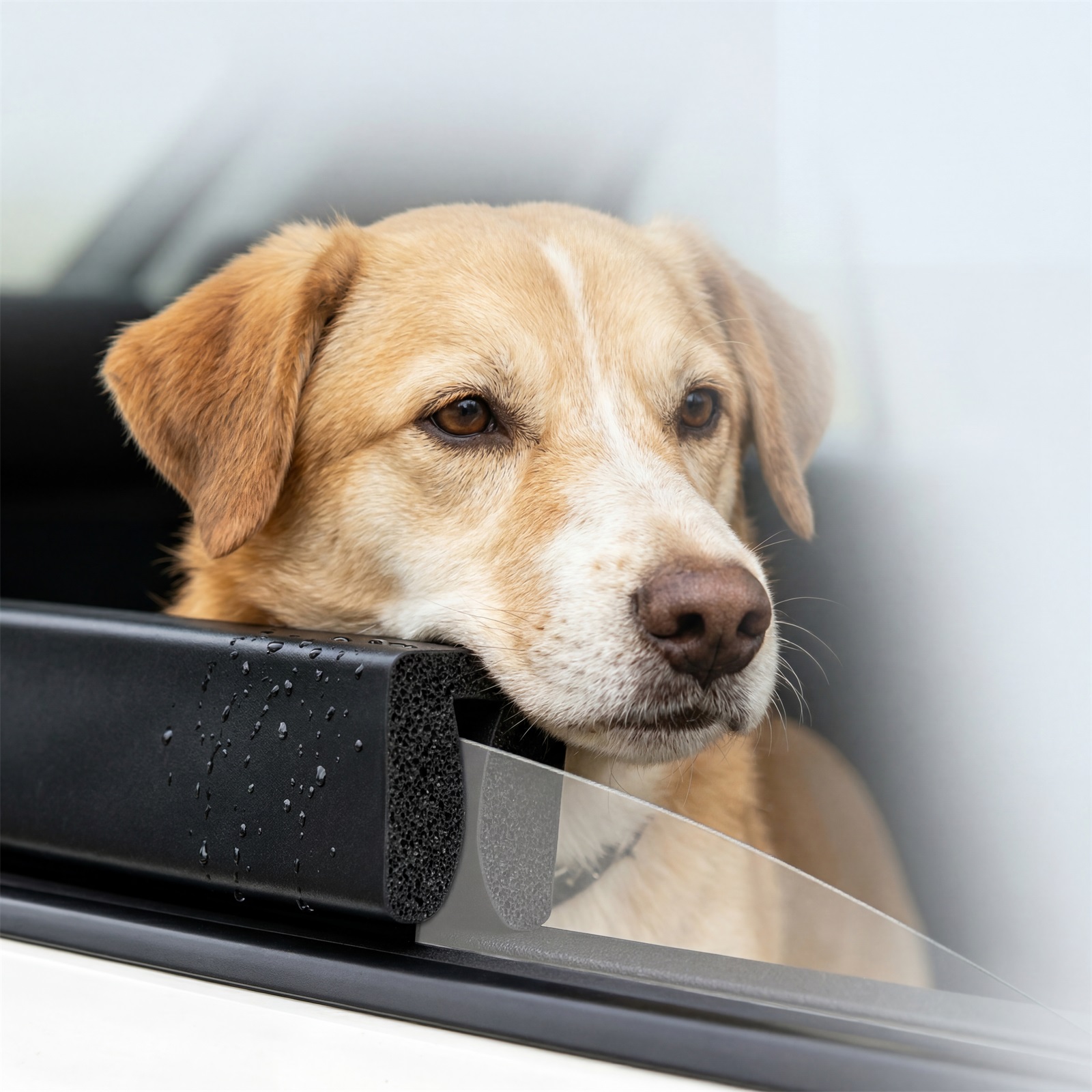 Dog Window Chin Rest Hanging Car Headrest Soft Material Daily Care Easy Mount For Pet Ride Trip Safe Comfort Accessory