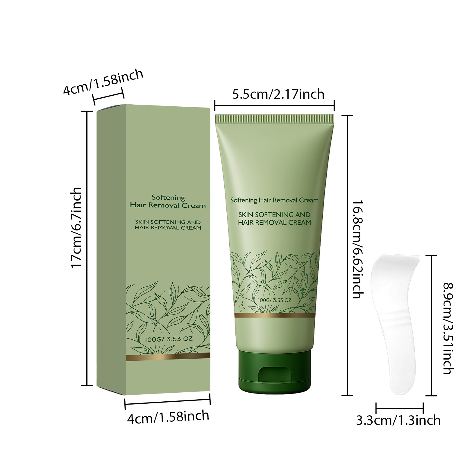 Smooth Hair Removal Cream Mild Formula Silky Skin Easy Use Multi Part Applicable Body Care