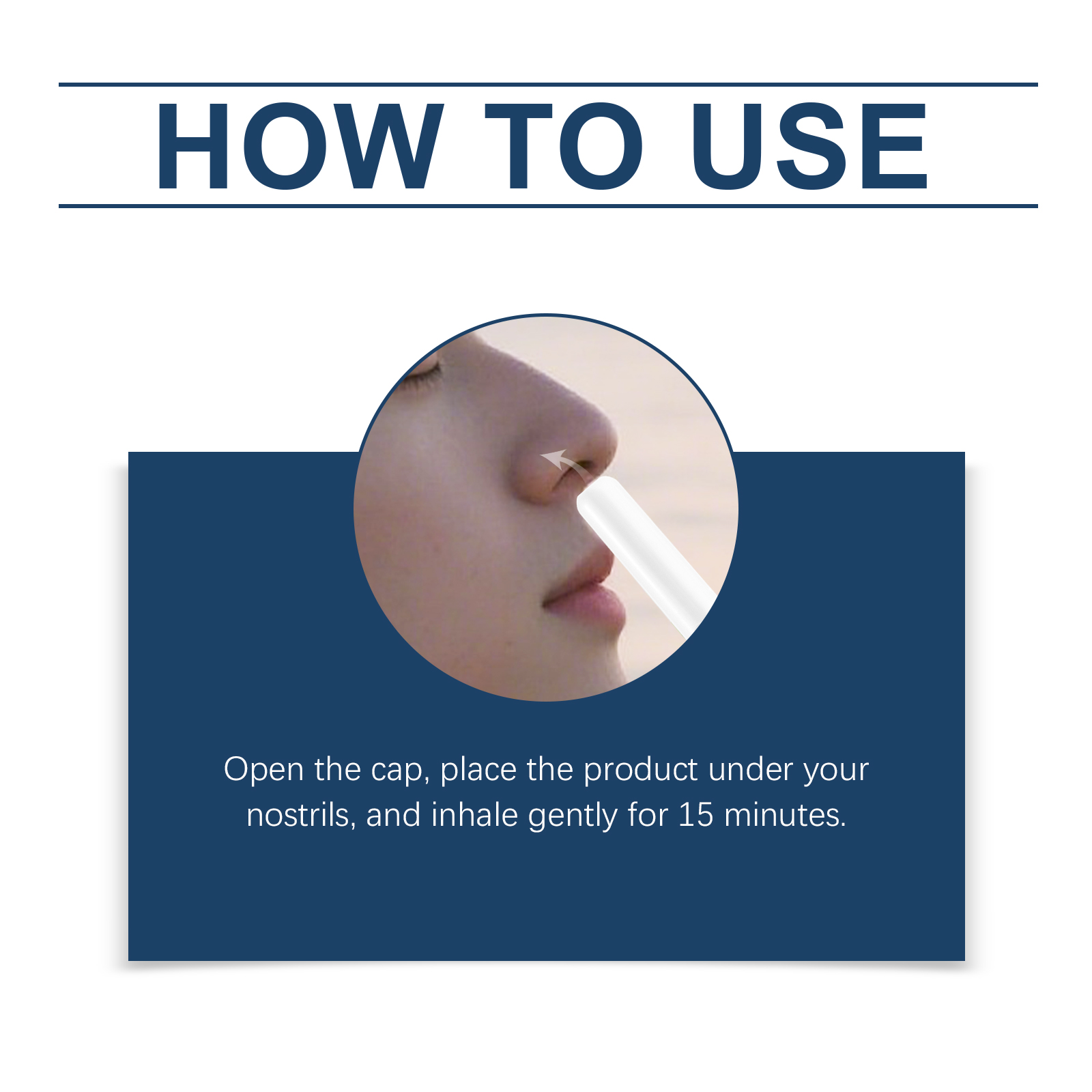 Male Nasal Inhaler Epimedium Extract Mild Nourishing Cool Comfortable Mens Daily Body Care Stick Natural Gentle Refreshing Healthy Personal Upkeep