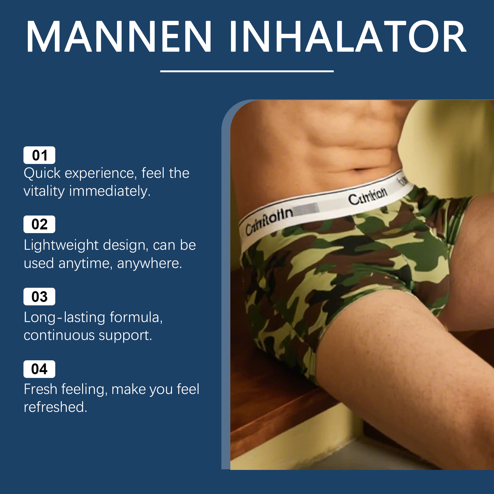 Male Nasal Inhaler Epimedium Extract Mild Nourishing Cool Comfortable Mens Daily Body Care Stick Natural Gentle Refreshing Healthy Personal Upkeep