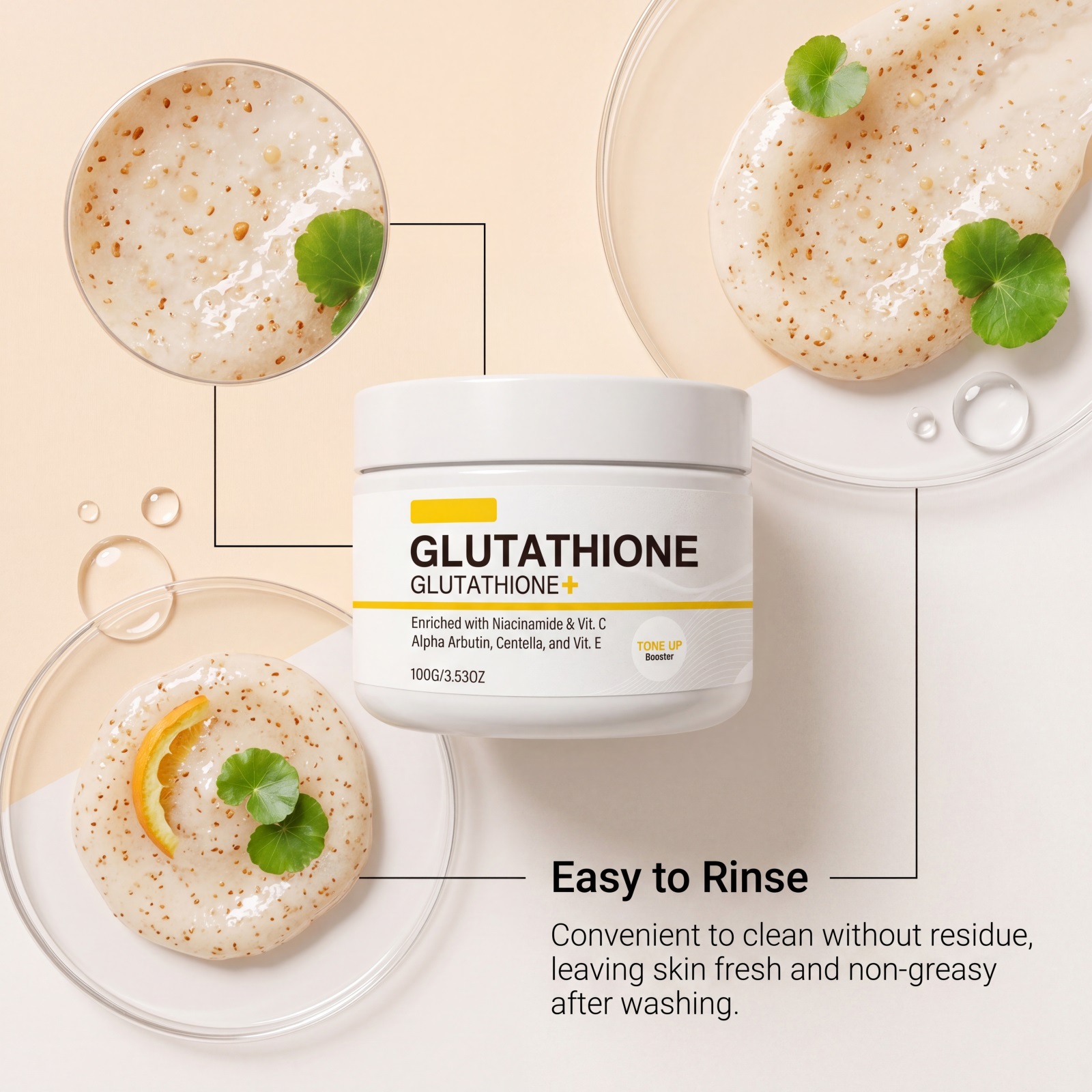 Body Scrub Mild Cleansing Soft Smooth Moisturizing Comfort Daily Care For Human Body Skin