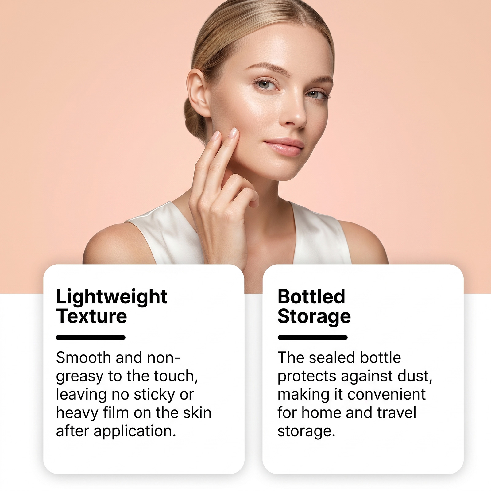Facial Lifting Essence Liquid Light Texture Fast Absorb Soft Smooth Non Sticky Skin Care