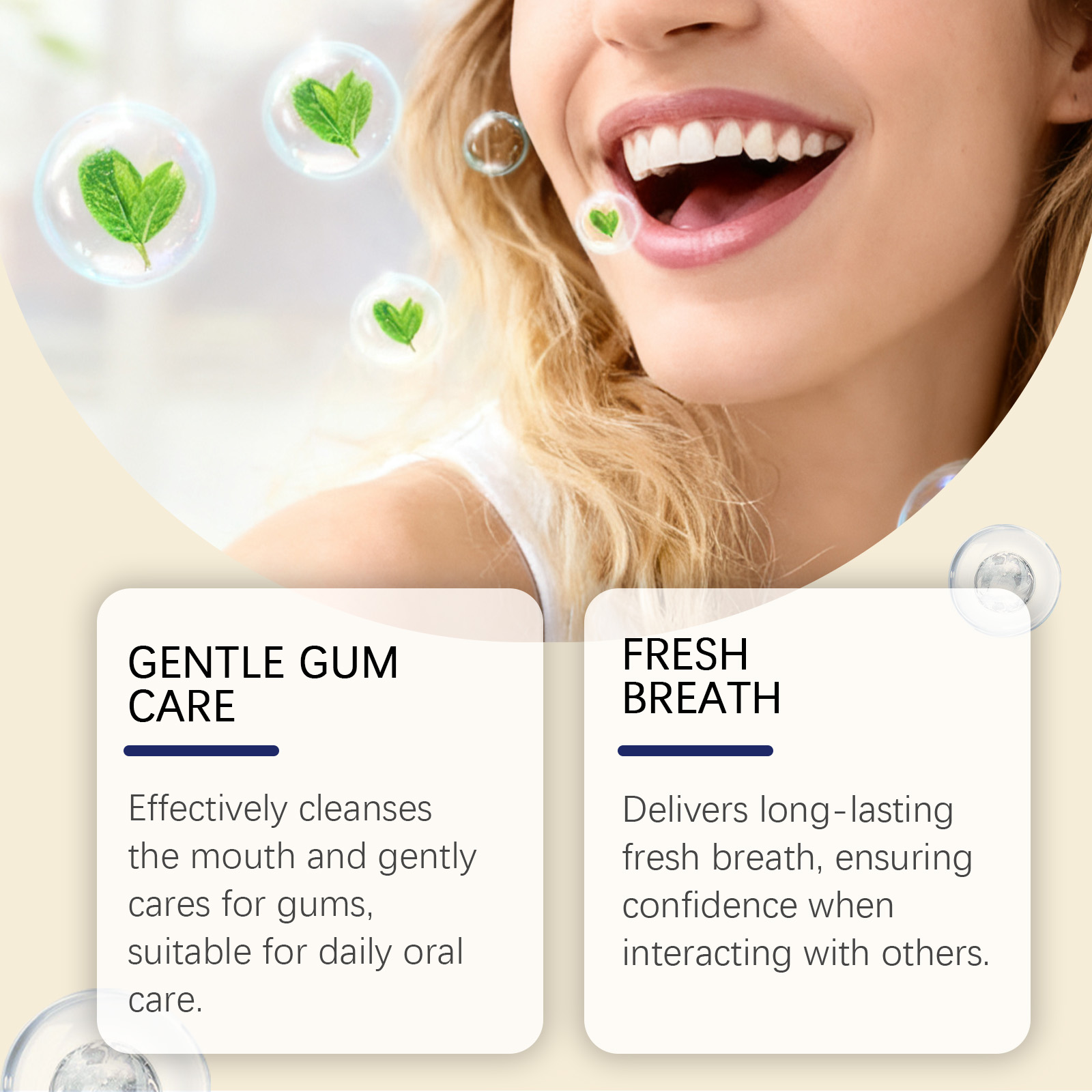 Mouthwash Gentle Formula Cleans Oral Cavity Guards Teeth Maintains Fresh Breath Daily Care