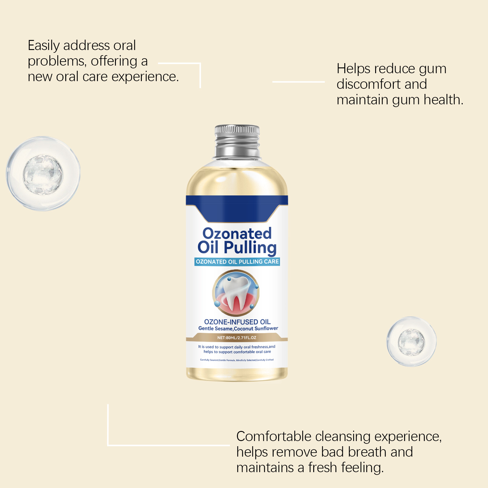 Mouthwash Gentle Formula Cleans Oral Cavity Guards Teeth Maintains Fresh Breath Daily Care