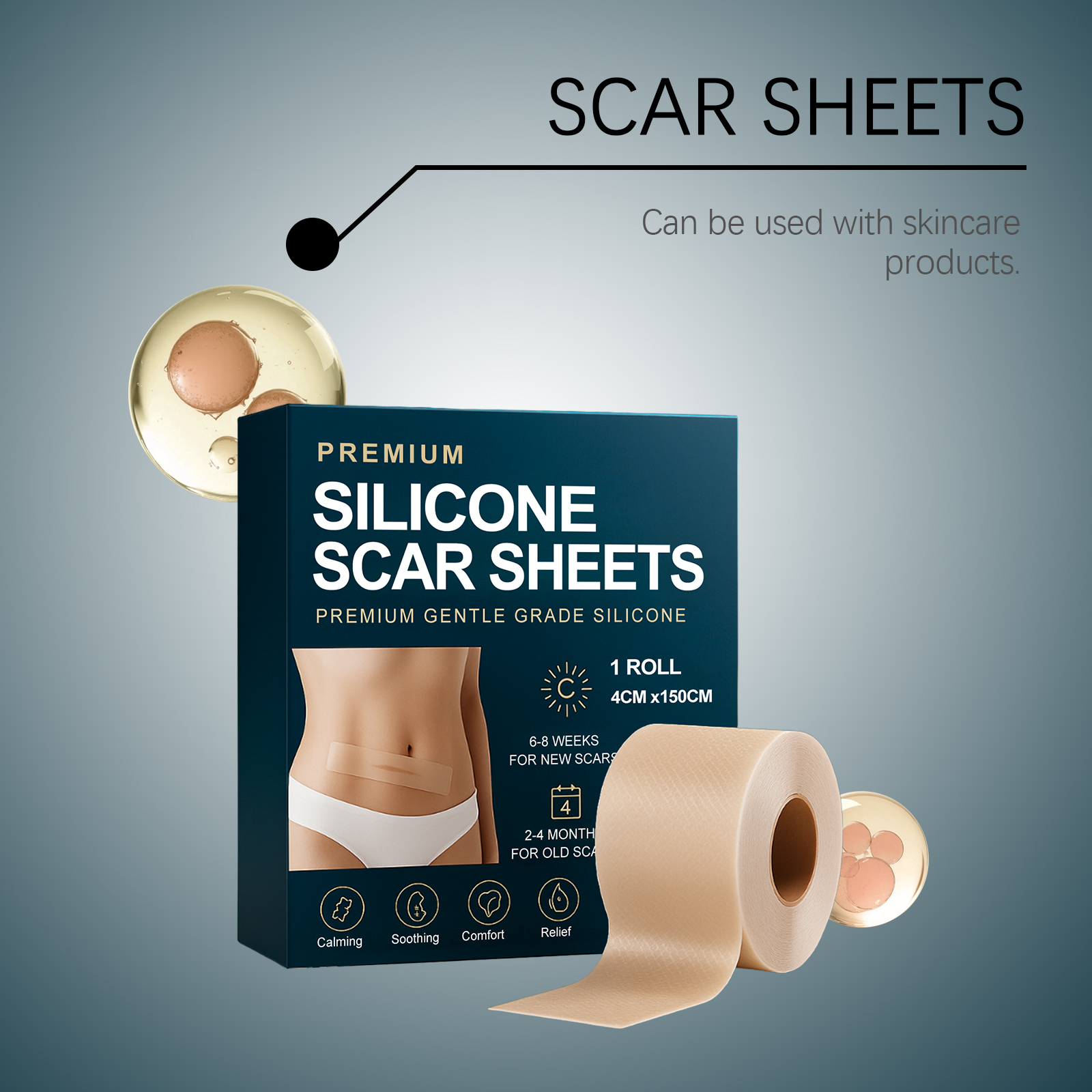Skin Care Patch Mild Ingredient Protect Cover Improve Smooth Skin Look For Body Face