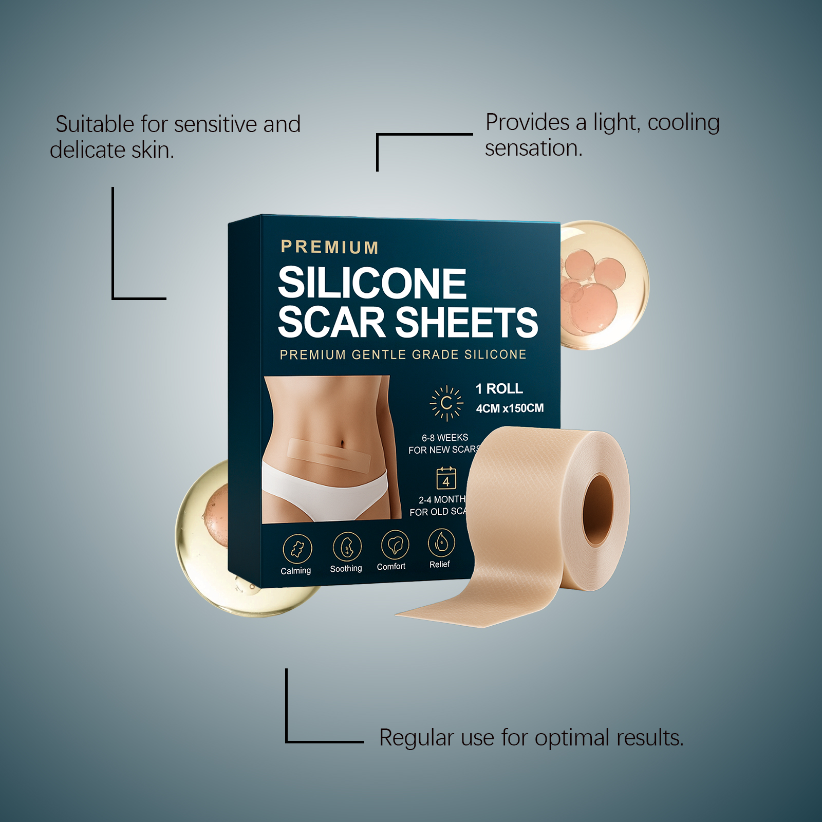 Skin Care Patch Mild Ingredient Protect Cover Improve Smooth Skin Look For Body Face