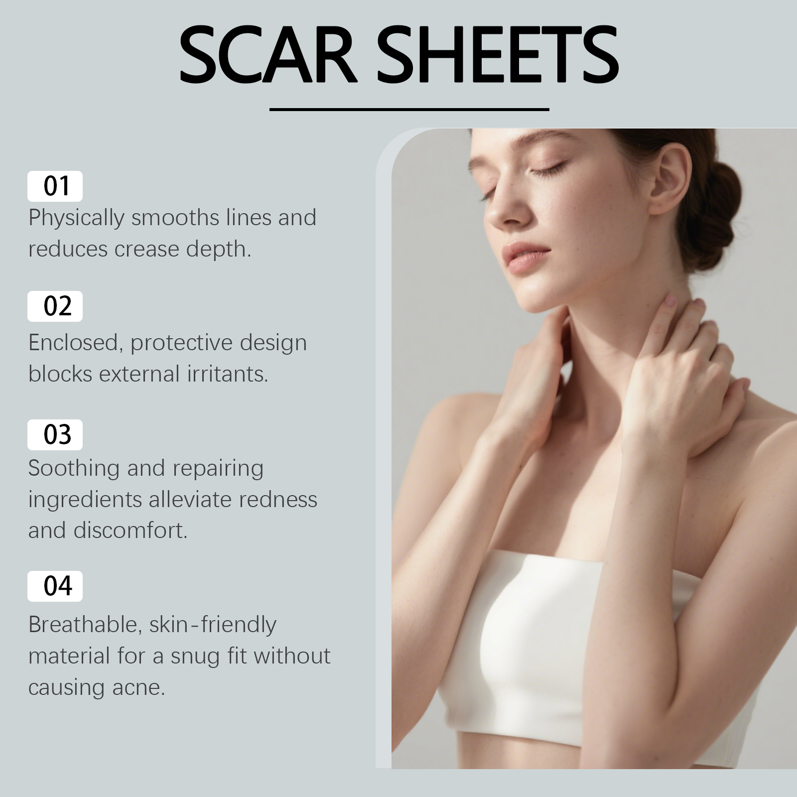 Skin Care Patch Mild Ingredient Protect Cover Improve Smooth Skin Look For Body Face