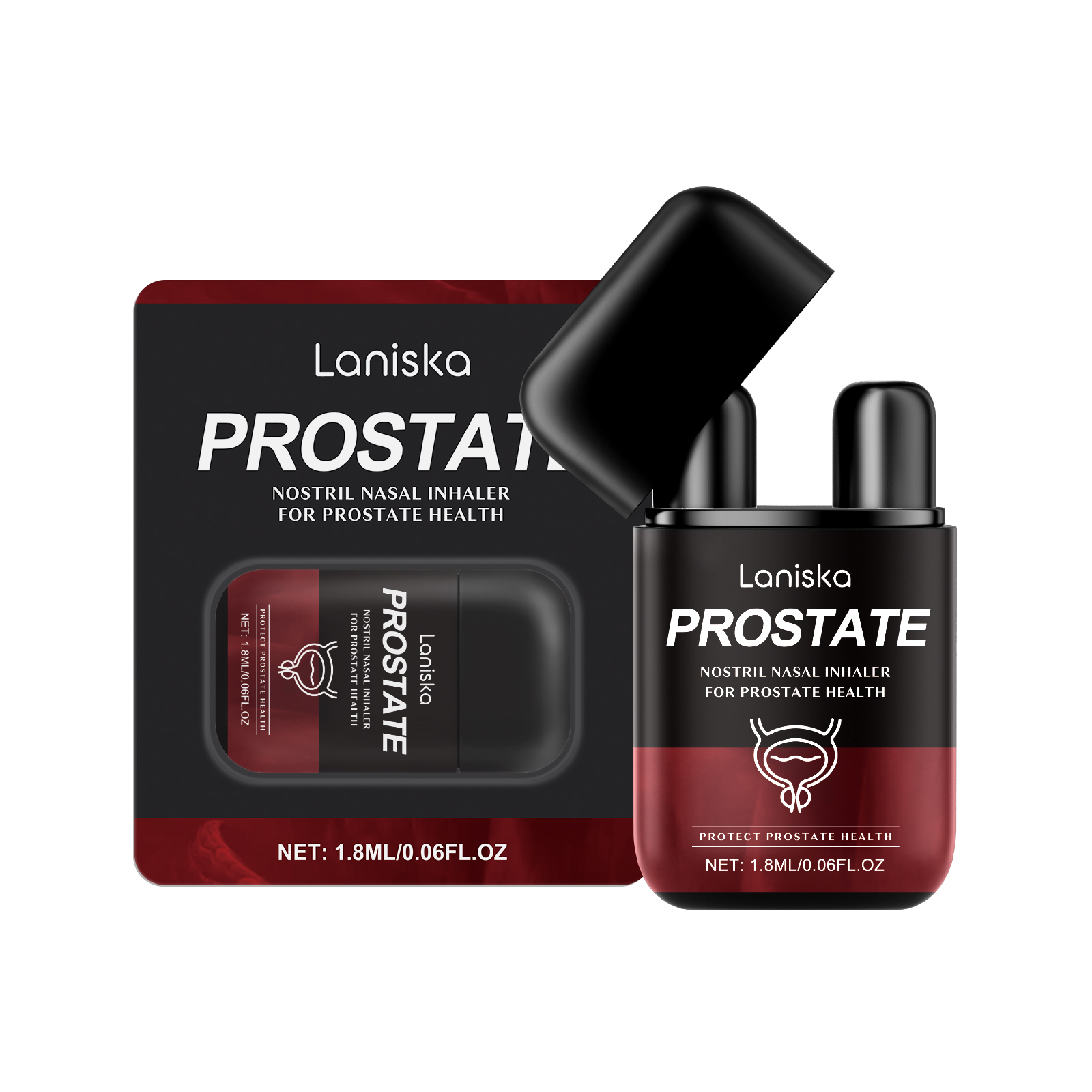 Male Care Double Hole Nasal Inhaler Cleanses Nasal Passages Eases Congestion And Itching Discomfort