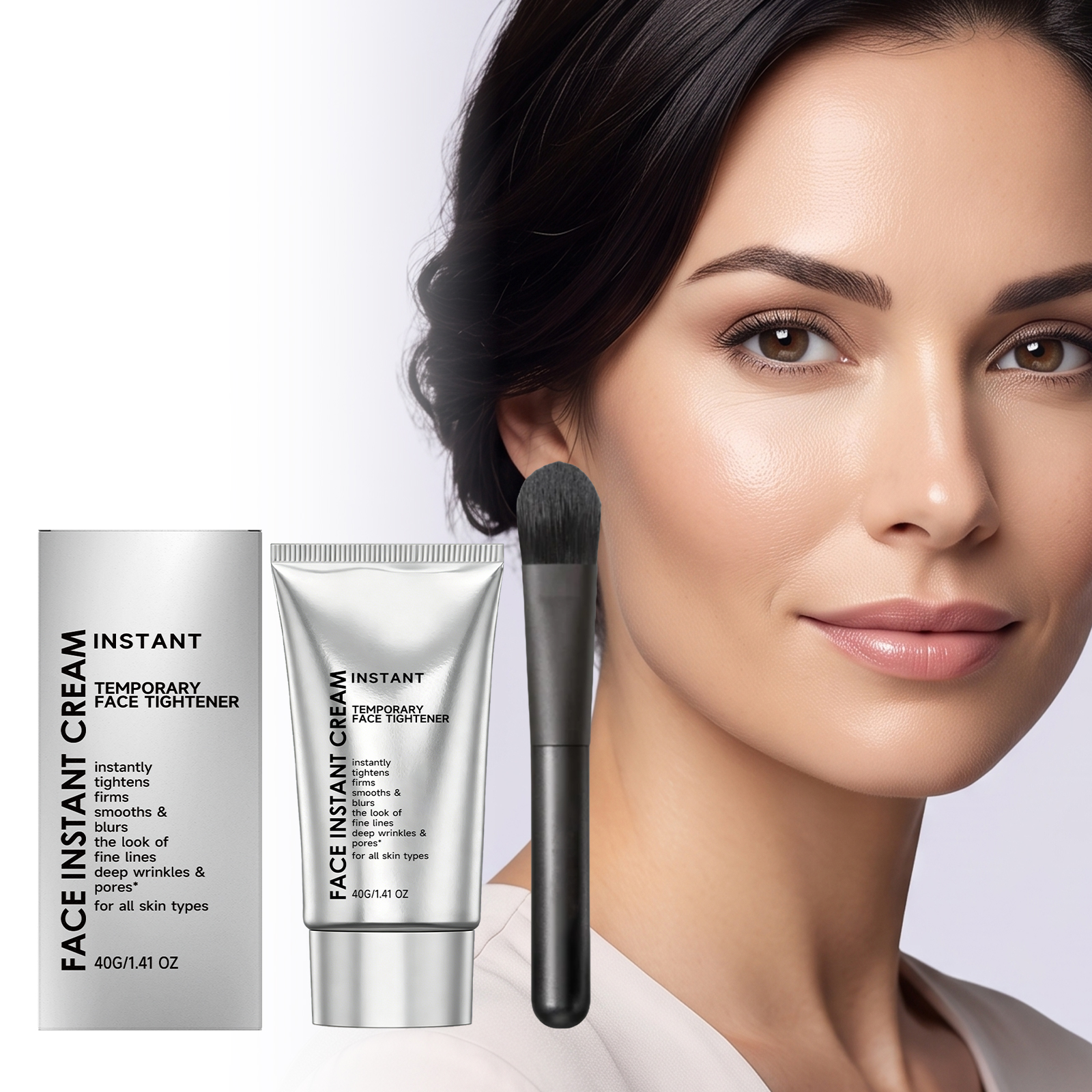 Smooth Facial Care Cream Lightweight Moisturizing Gentle Nourishing Daily Comfort Fresh Delicate Protect Skin