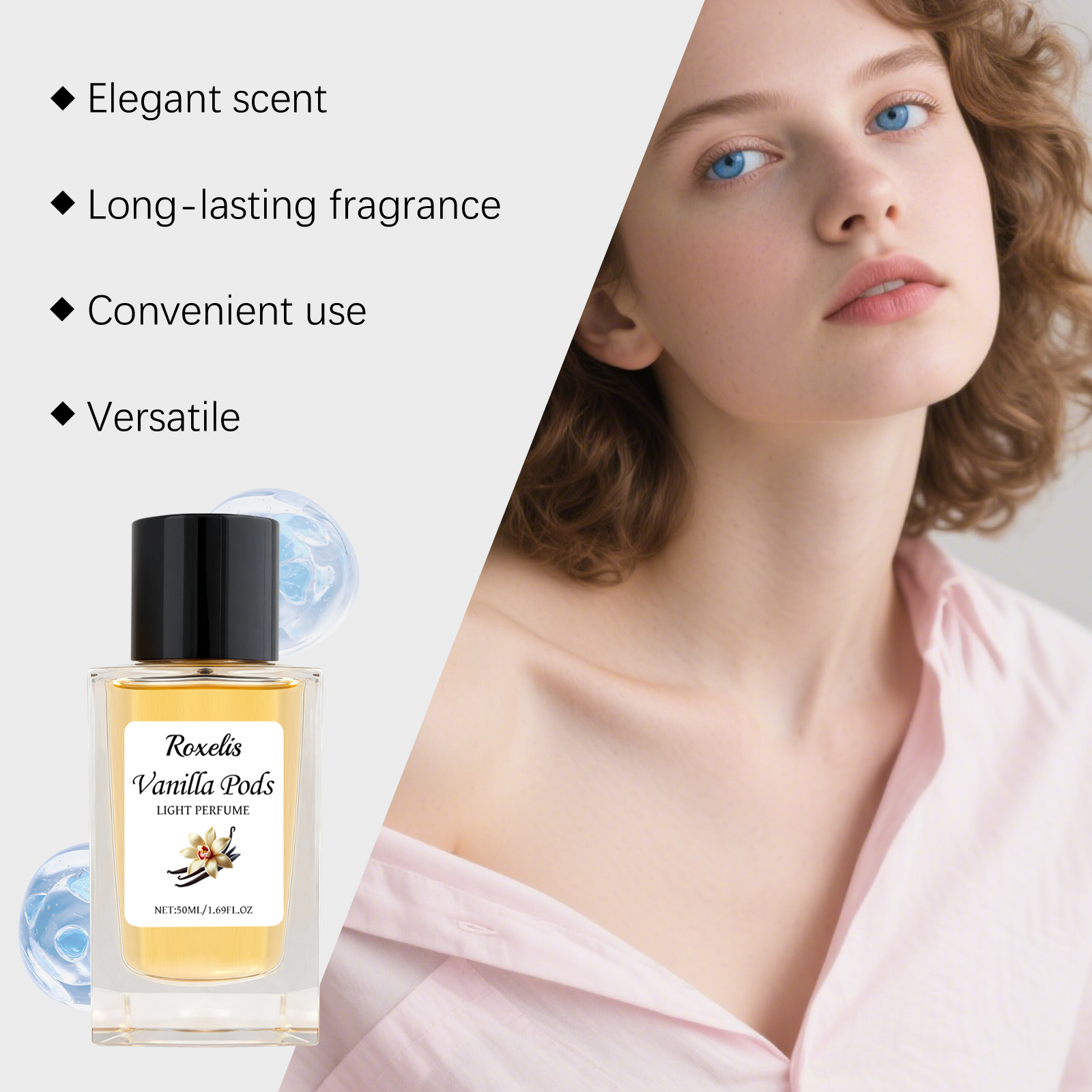 Vanilla Fragrance Eau De Toilette Long Lasting Charming Layered Sweet Delicate Portable Perfume Spray