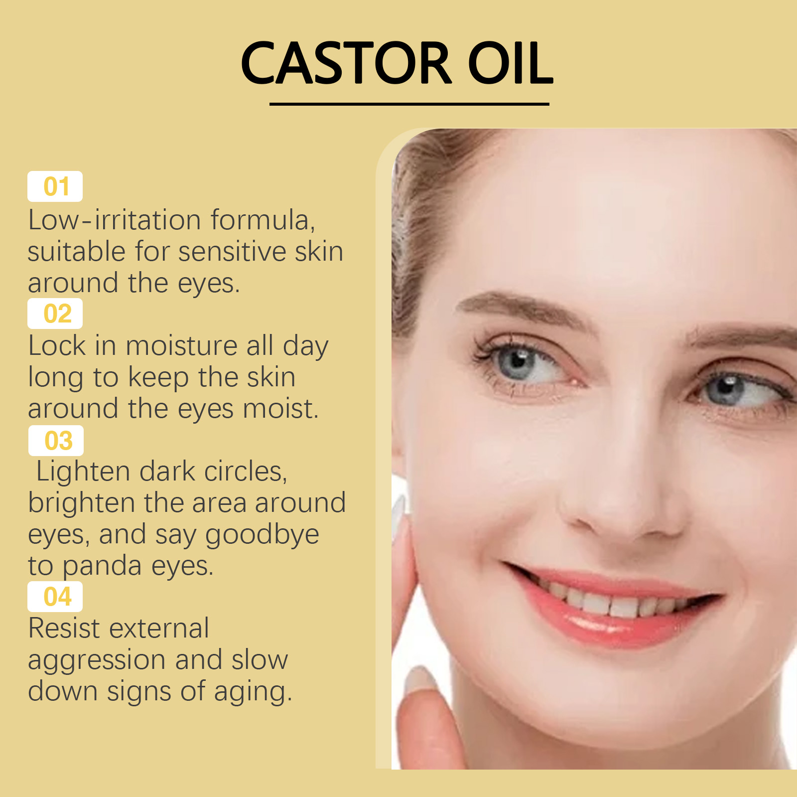 Eye Roller Firming Essential Oil Gentle Massage Eye Skin Moisturizing Daily Care Essential Oil