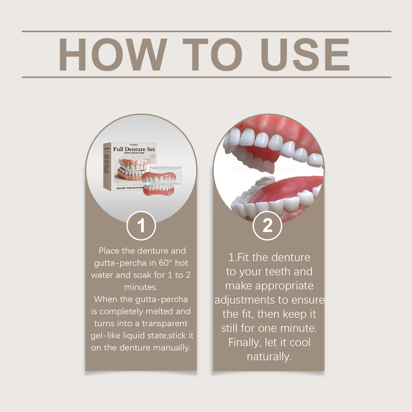 Denture Modification Kit Teeth Beauty Cover Fix Tooth Gaps Improve Smile Appearance For Dental Beautification