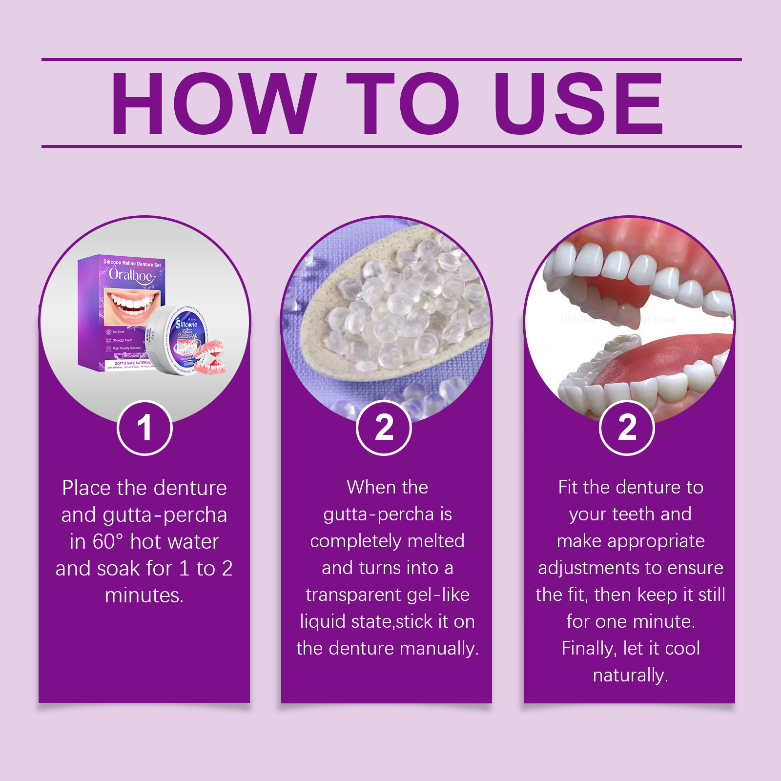 Denture Modification Kit For Beauty Modify Teeth Gaps Natural Smile Comfortable Cosmetic Teeth