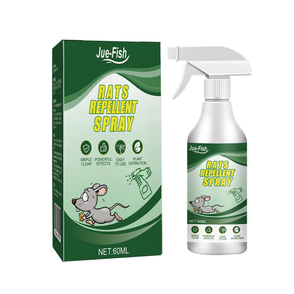 Natural Peppermint Oil Rat & Mouse Repellent Spray for Home&Garden