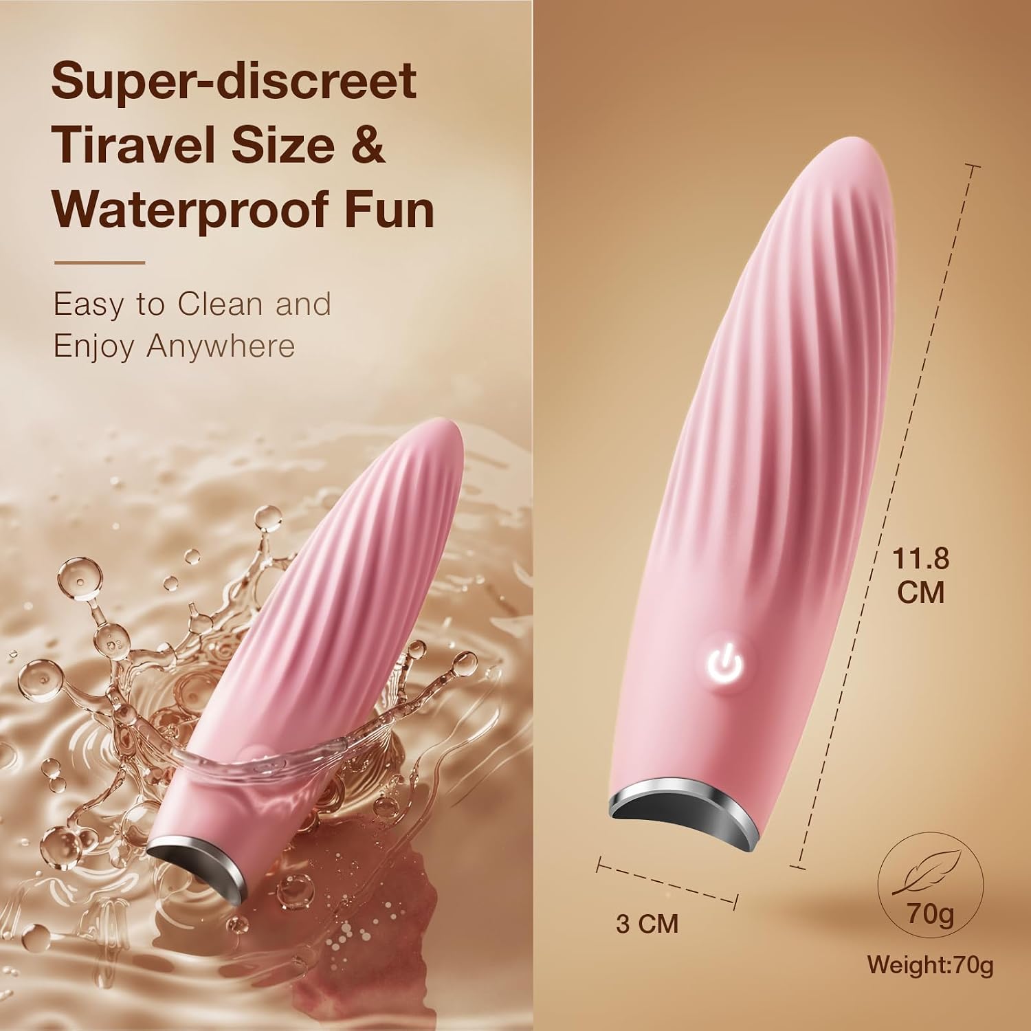 Bullet Vibrator for Women Mini Vibrators Clit Stimulator for G Spot Nipple Vagina Lipstick Vibe Sex Toys Vibration Dildo Clitoral Female Sex Toy Adult Massager