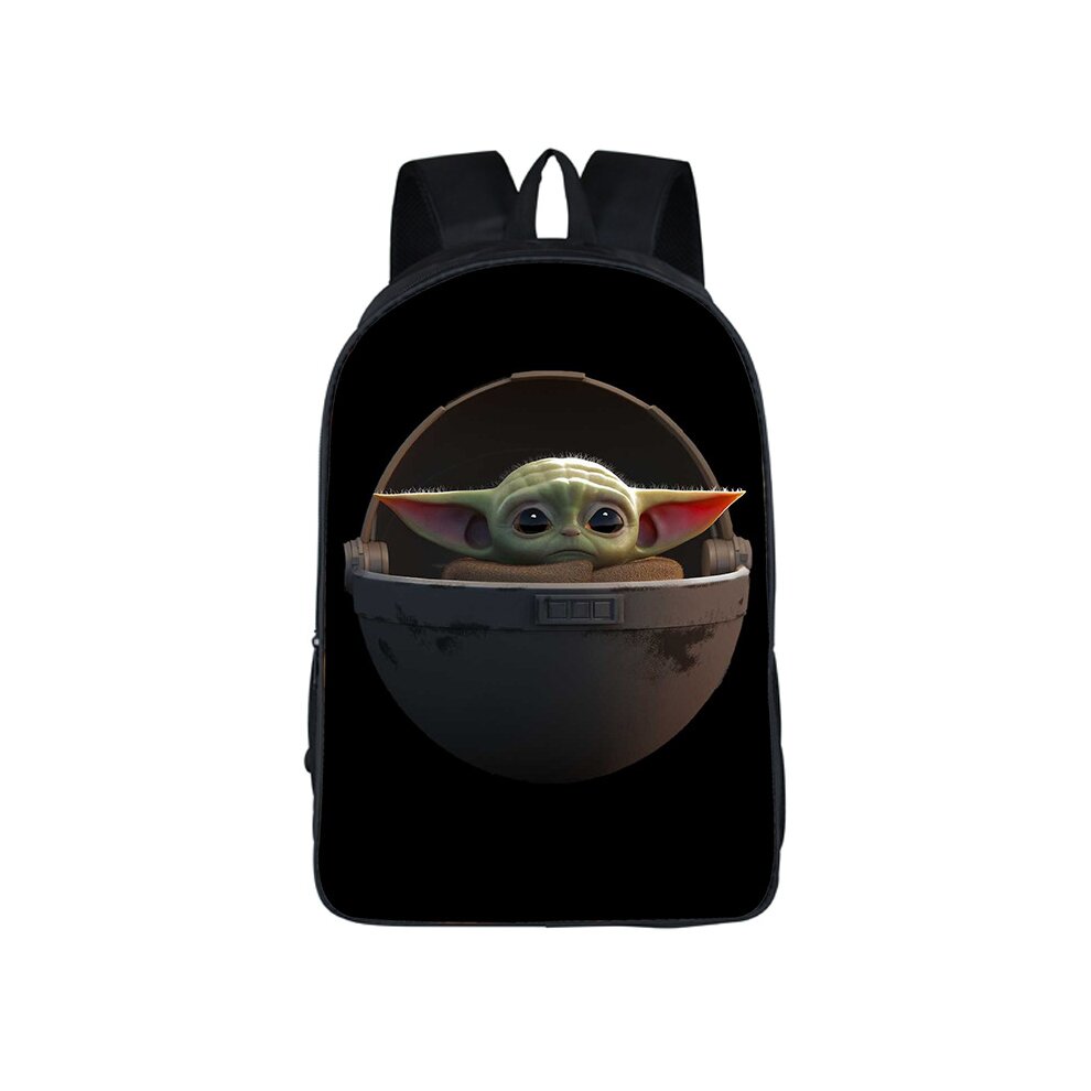 (1) Baby Yoda Backpack Kid Schoolbag Cartoon Rucksack