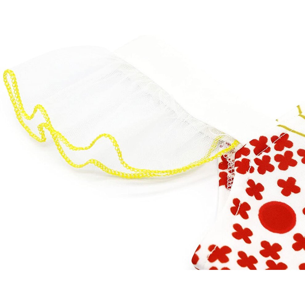 (5-6 Years, Red) AmzBarley Girls Felicie Costume Dress up Ballet Dance Kids Birthday Hol