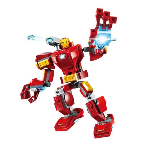 Marvel Avengers Character Mech Minifigure Joints Operable Lego Building Blocks Kids Toys
