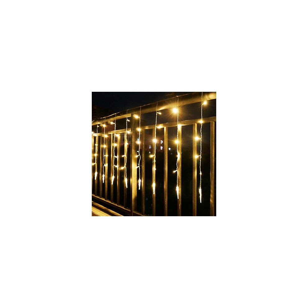Christmas Led Warm White Snowing Icicle Party Wedding Xmas Outdoor