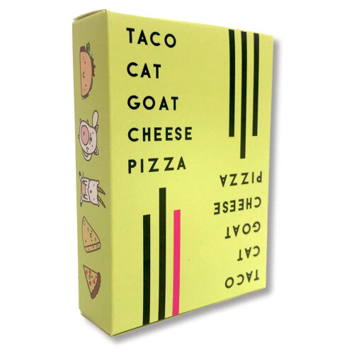Taco Cat Goat Cheese Pizza Funny Family and Party Card Game Travel Friendly Easy to Learn Fun for Alike Great Gift for Adults Kids Teens 7 Year Olds and Up