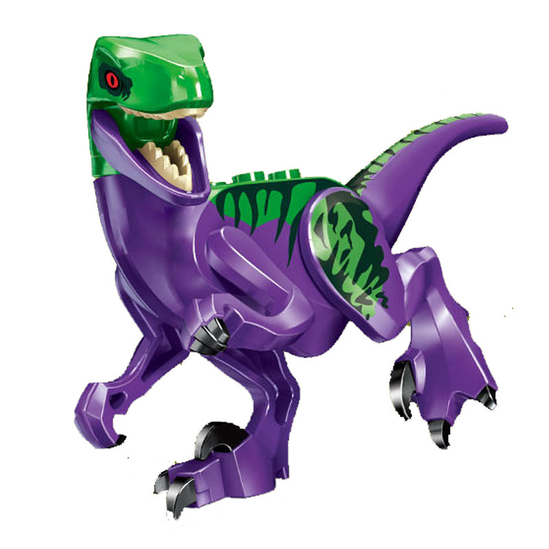 Jurassic World Mini Dinosaur Action Figure Realistic Sculpting Building Blocks Educational Dinosaur Party Toys Fit Lego Decoration Great Collectible Kids Gift