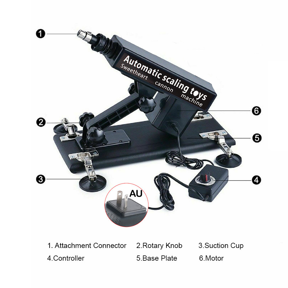(Sex Machine) Automatic Sex Machine Gun Sex Toys Love Machine Adult Toys Fucking Toy Goods with Dildo Drawing and Inserting Apparatus Automatic Telescopic Speed Adjustable for Women and Couples