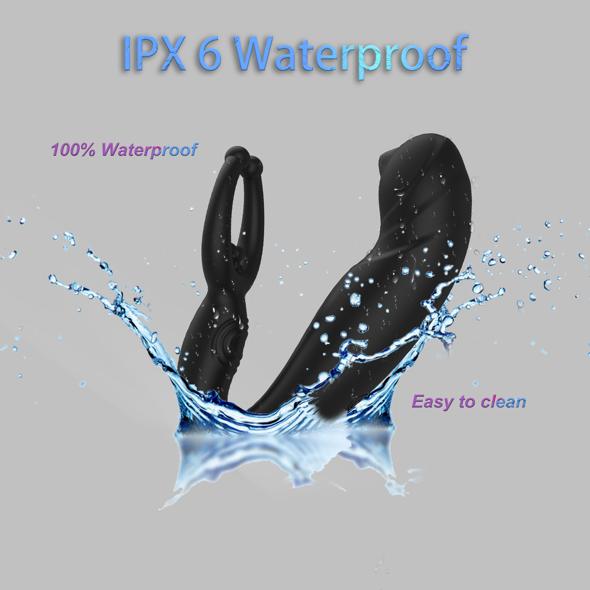 Vibrator Sex Toys for Women 2 in 1 Massager Adult Toy Finger Stimulator for Couples Pleasure with 10 Tongue Licking and Vibrating Modes USB Charging Black