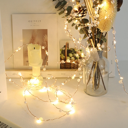 String Lights Copper Wire Light for Indoor Outdoor Lighting Bedroom Wedding Decor Party Christmas Tree Decoration Battery Operated