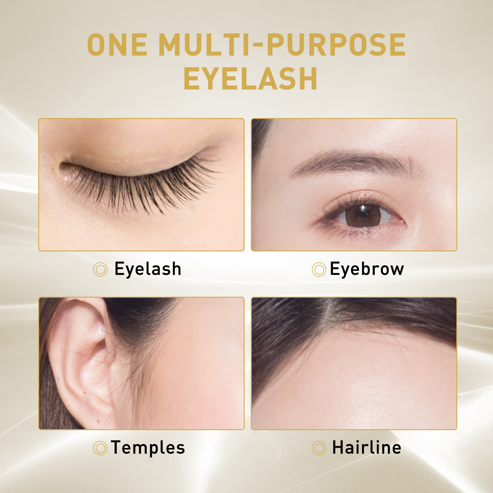 Eyelash Growth Serum Enhancement Eyelash Liquid Lash Nourishing Essence Eyelashes Enhancer Lengthening Moisturizing Thicker 3ml
