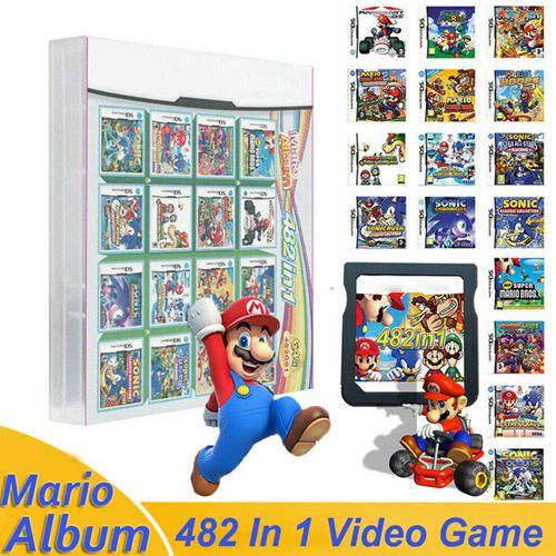 482 In 1 Video Game Cartridge Card for NDS NDSL 2DS 3DS 3DSLL 3DSXL