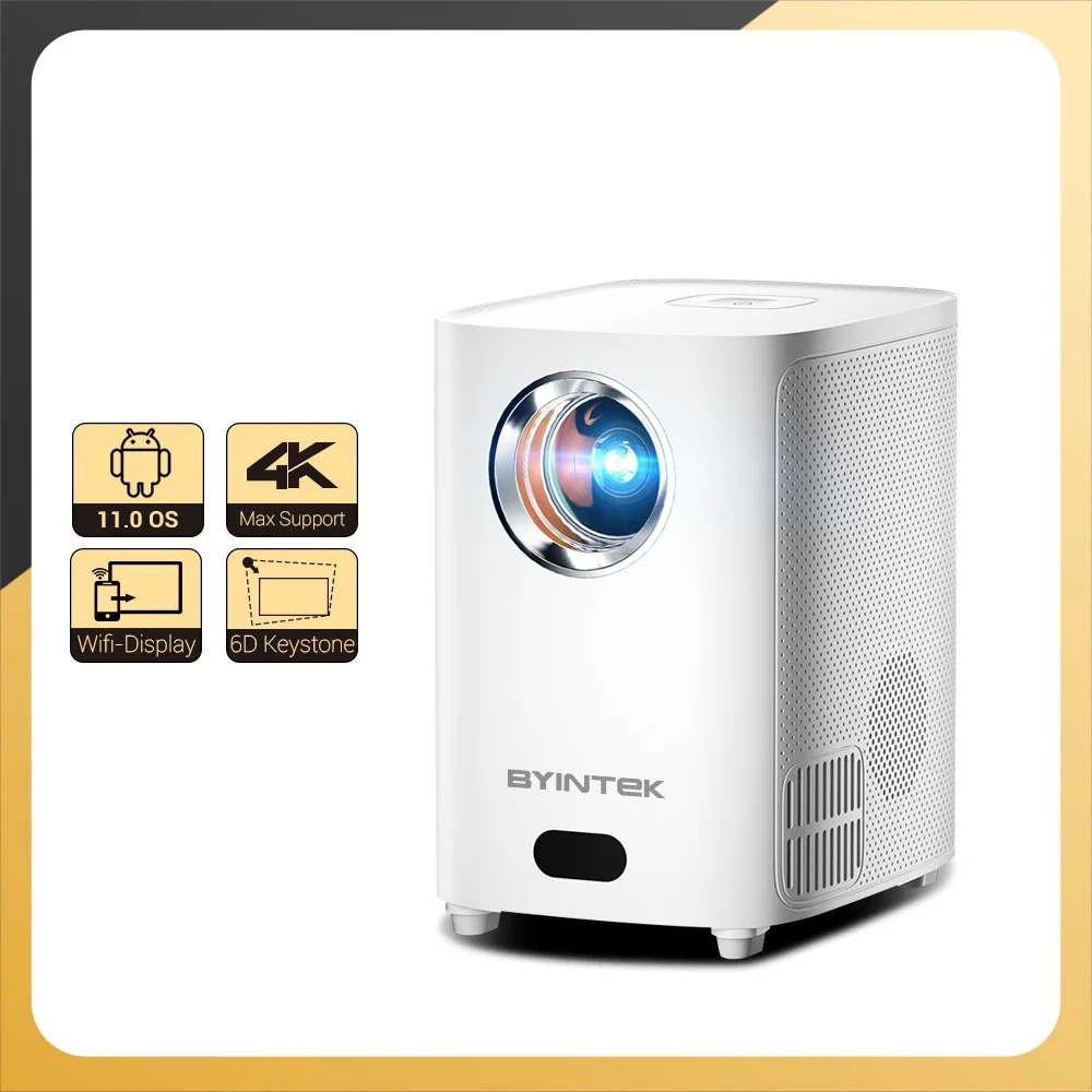 Portable Projector LED Smart Android 11.0 Wifi Home Theater Video Projector for Full HD 1080P 4k Cinema Smartphone