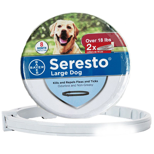 Seresto Flea and Tick Collar Adjustable Anti-Flea Neck Collars 2PCS Set for Pet Large Small Dogs Cats Protection