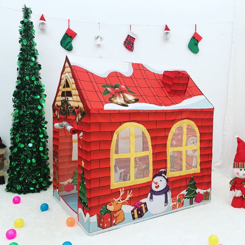 Christmas Themed Play Tent Festive Fun House for Kids