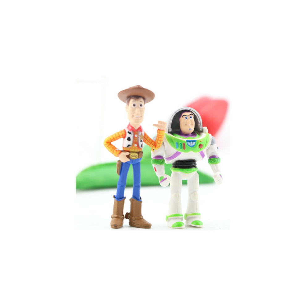 7PCS PIXAR ATOY STORY 4 WOODY JESSIE BUZZ FORKY ACTION FIGURE KID TOY